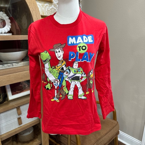 Disney Red Toy Story Kids Shirt size 10-12 - Picture 1 of 2